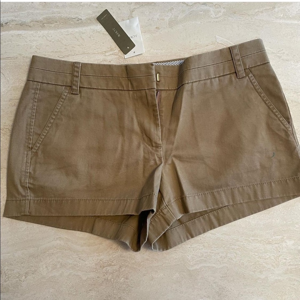 BRAND NEW J Crew khaki shorts.